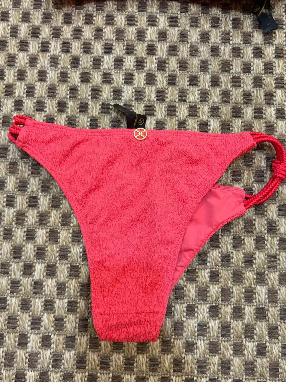 $260 REVOLVE Vix Women's Red Firenze Gwen Luli Set Swimwear S/M NWOT